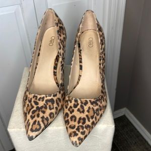 Cato Leopard Print Pumps, Size 9